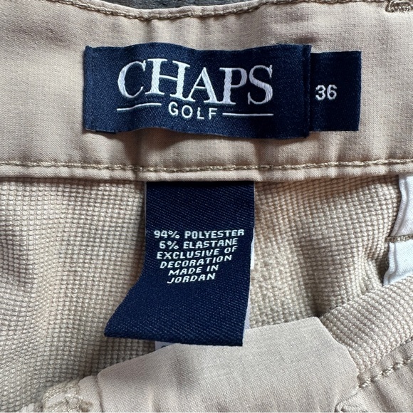 Chaps Golf Men's Shorts Hudson Tan Size 36 Style 4700167012 Performance Active - Picture 7 of 12